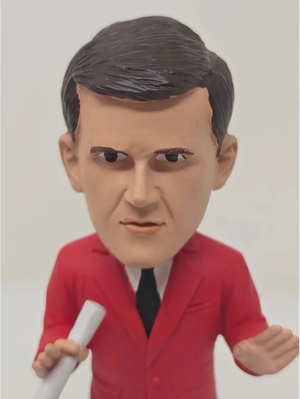 Denny Crum Louisville Cardinals 2024 BDA Sports Bobblehead Red Jacket NCAA